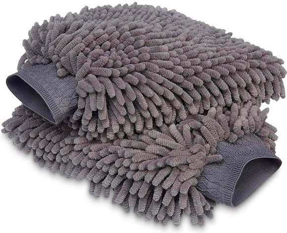 gants microfibre utilisable pour laver une jante vélo
